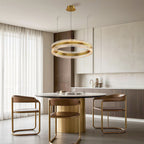 Minimalist Luxury Circular Chandelier - Modern Ceiling Light