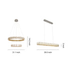 Italian Luxury Crystal Chrome Chandelier Ceiling Light