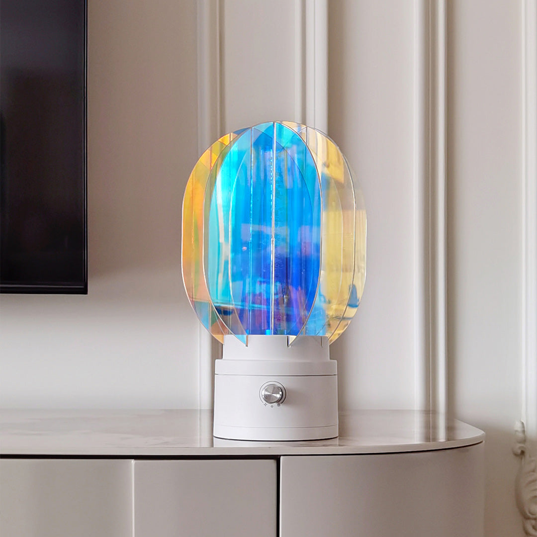 Unique LED Decorative Table Lamps - Colorful Aluminum Design