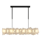 Premium LED Cloud Stone Chandelier with Full Copper Ceiling Fixture