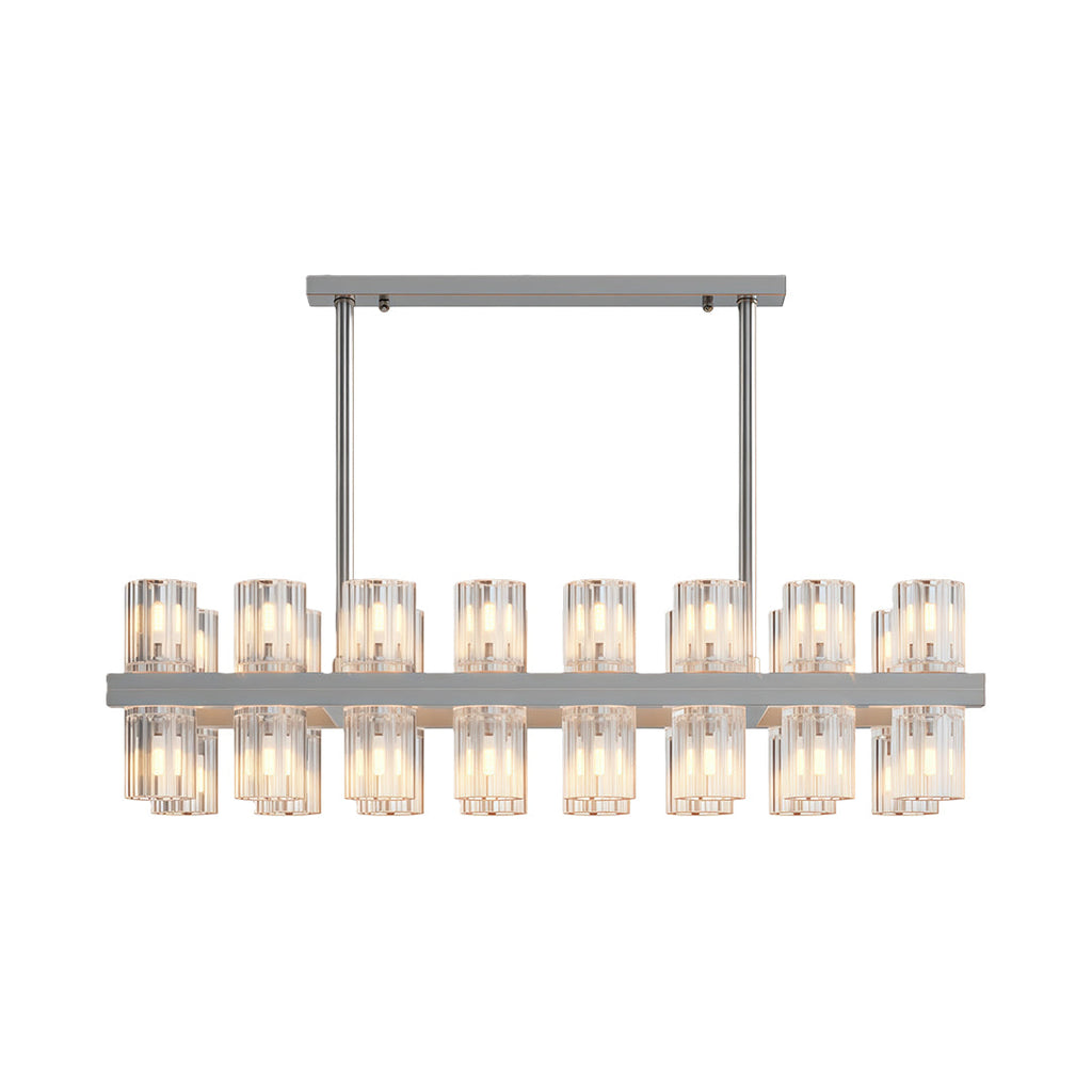 Premium Crystal Chandelier with Copper Ceiling Fixture