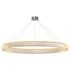 Premium Crystal Round Chandelier - Elegant Ceiling Light
