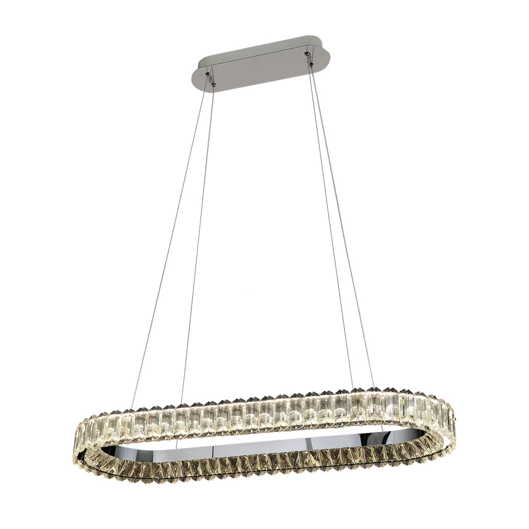 Minimalist Luxury Circle Chandelier - Elegant Ring Ceiling Light