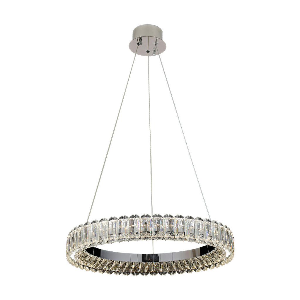 Minimalist Luxury Circle Chandelier - Elegant Ring Ceiling Light