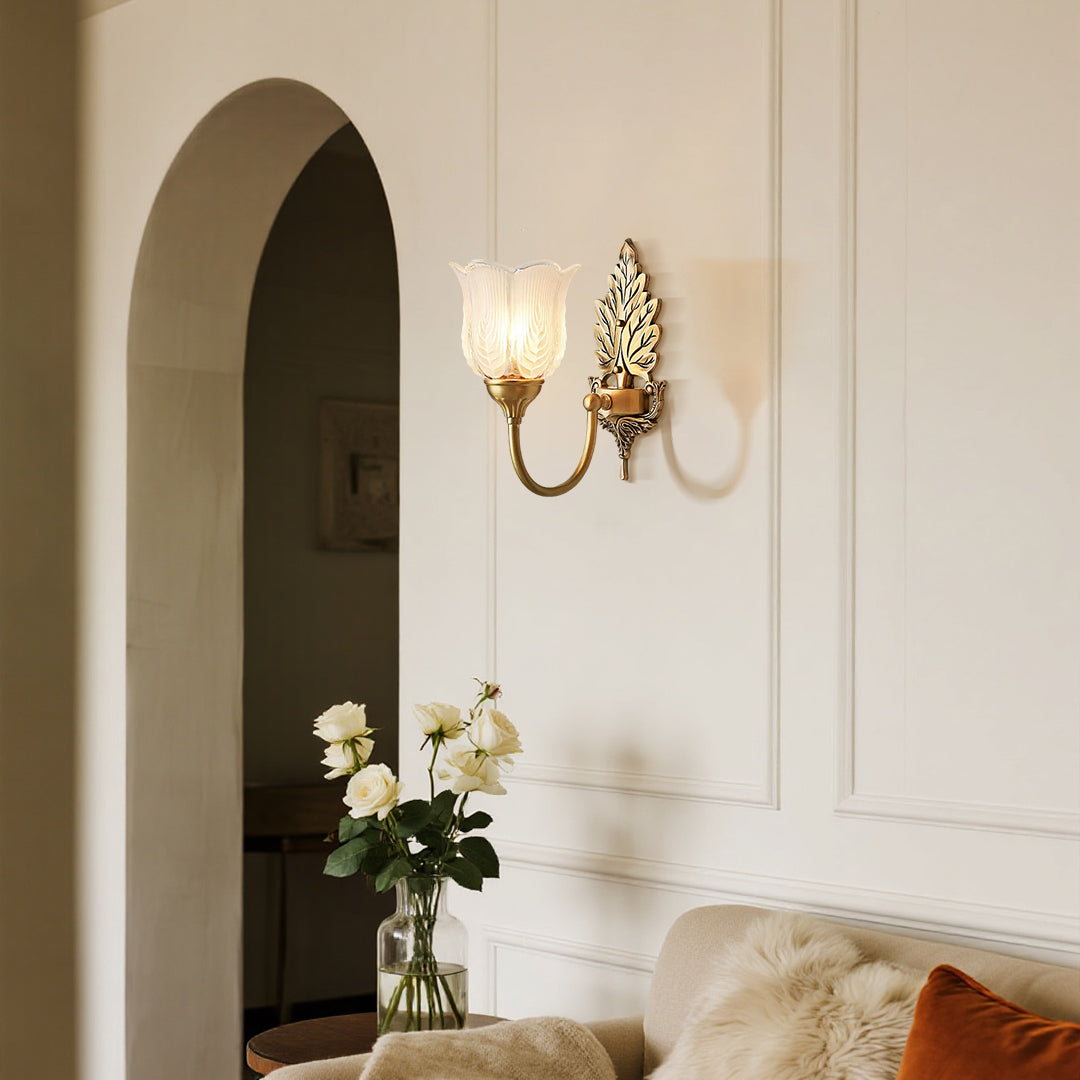 Premium Brass Artistic Bud Wall Lamp