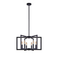 Industrial Multi-Head Candle Chandelier Ceiling Light