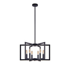 Industrial Multi-Head Candle Chandelier Ceiling Light