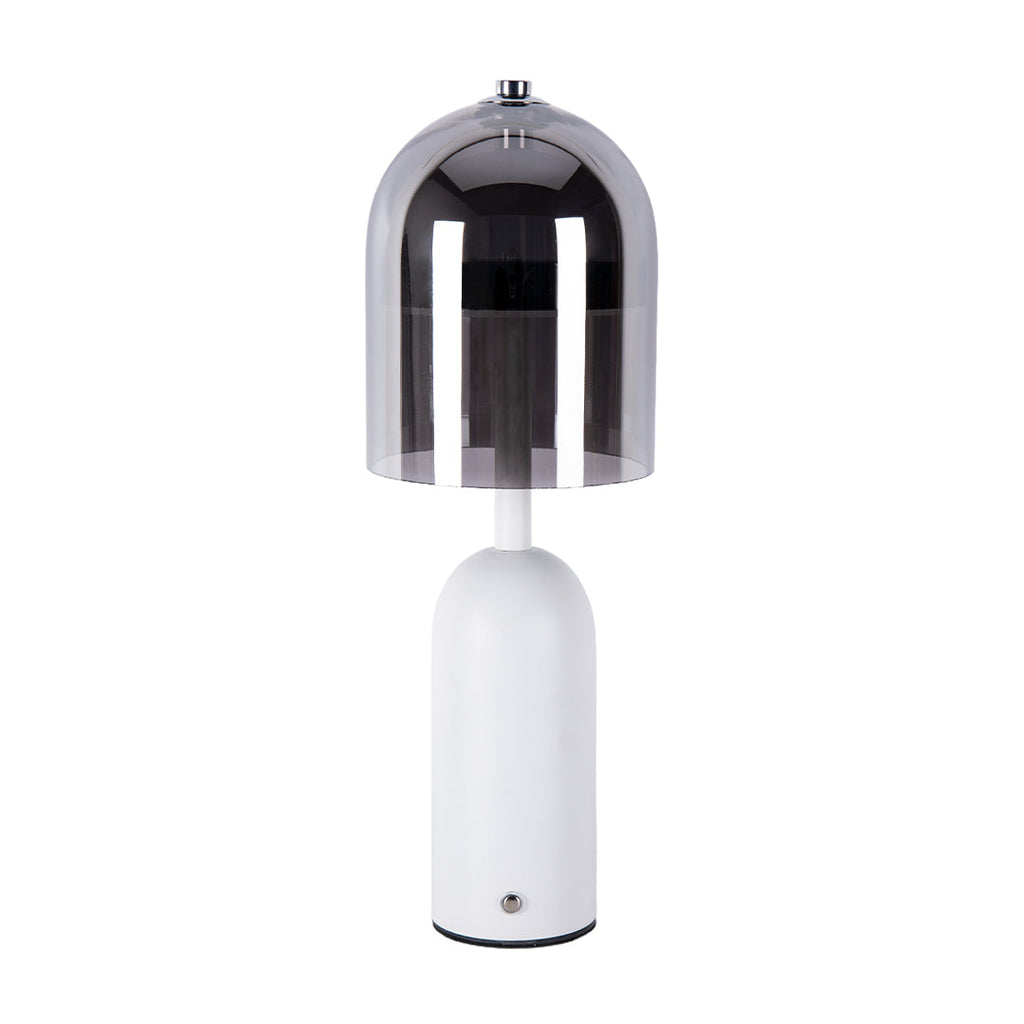 Minimalist Italian Glass Shade Table Lamp - Elegant Ambient Lighting