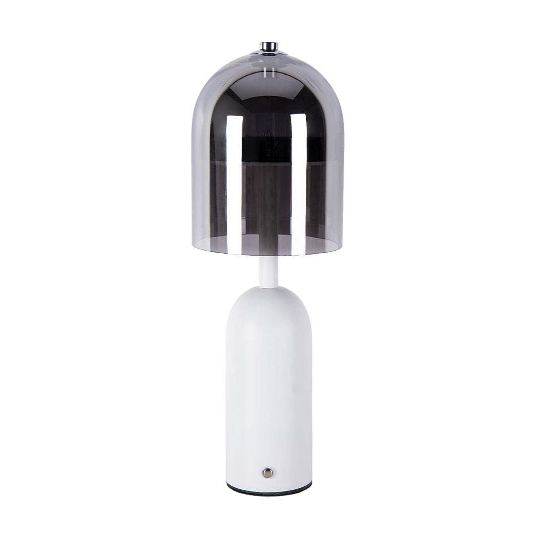 Minimalist Italian Glass Shade Table Lamp - Elegant Ambient Lighting