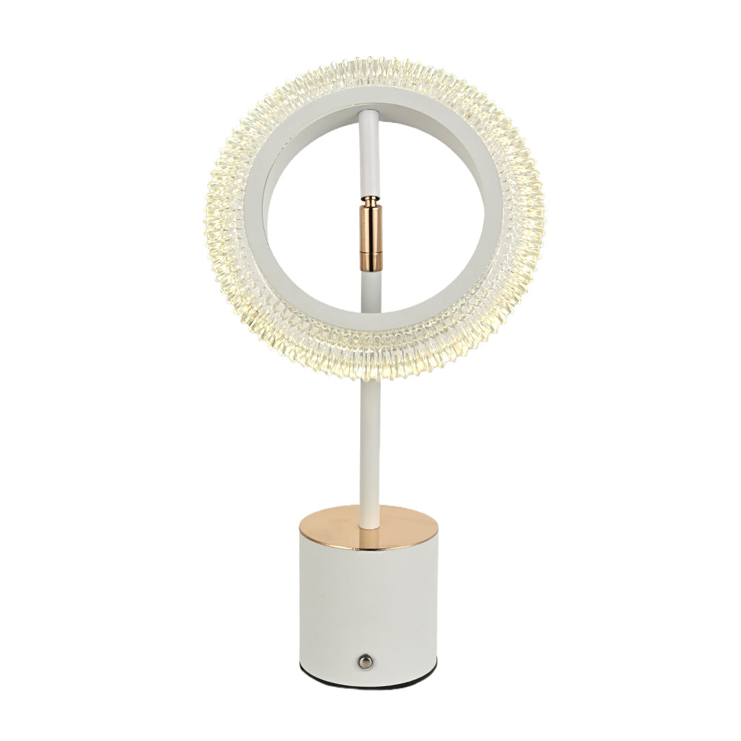 Minimalist Modern Ring Table Lamp with Touch Charging