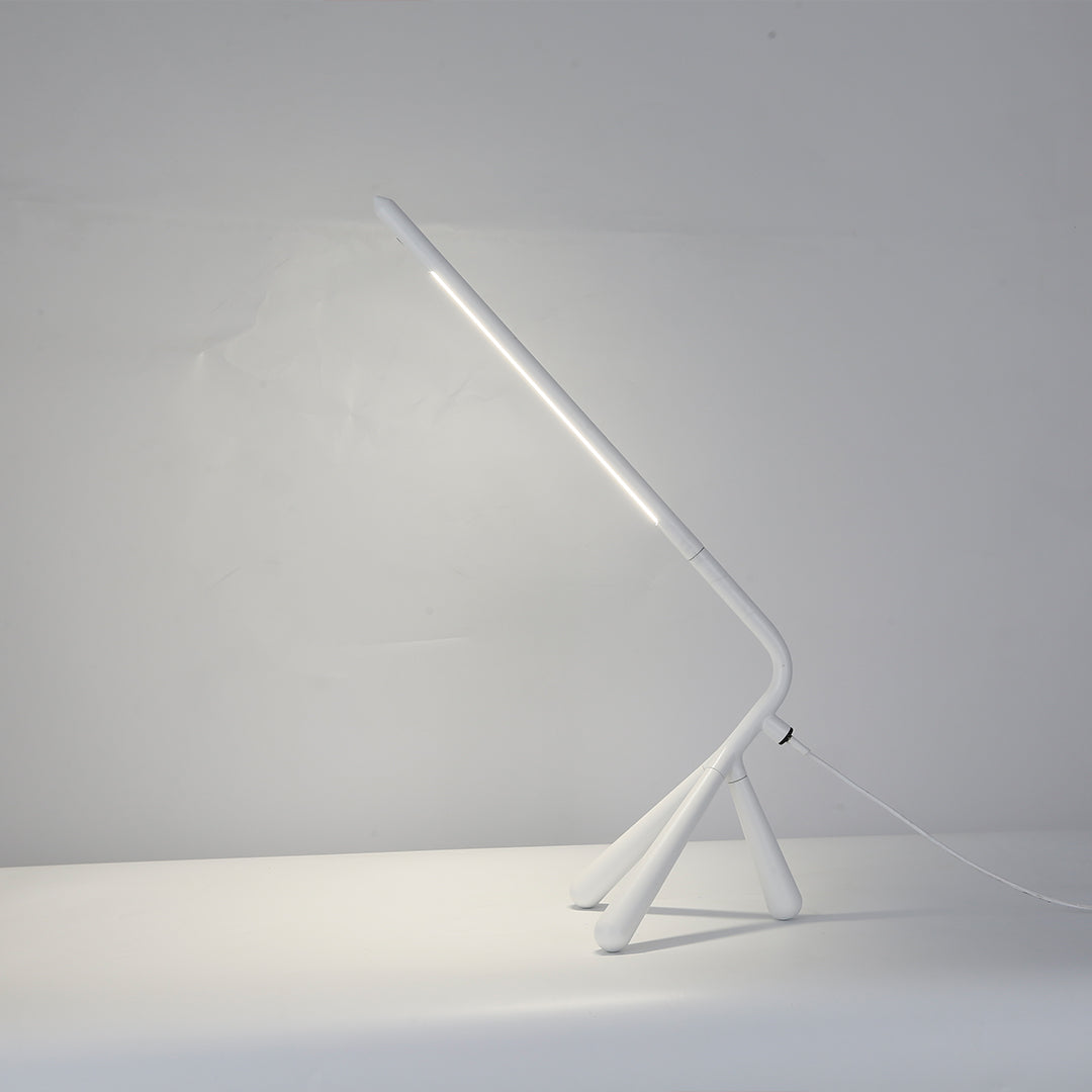 Rotatable LED Table Lamp with Three Legs - Eye-Care Accent Lighting