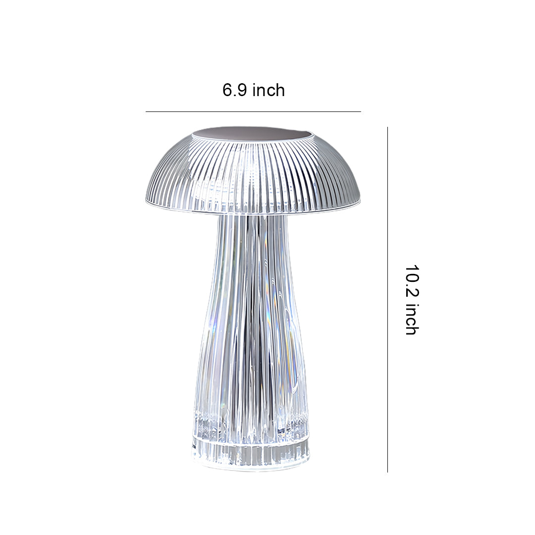 Transparent Acrylic Table Lamps - Portable Decorative Lighting