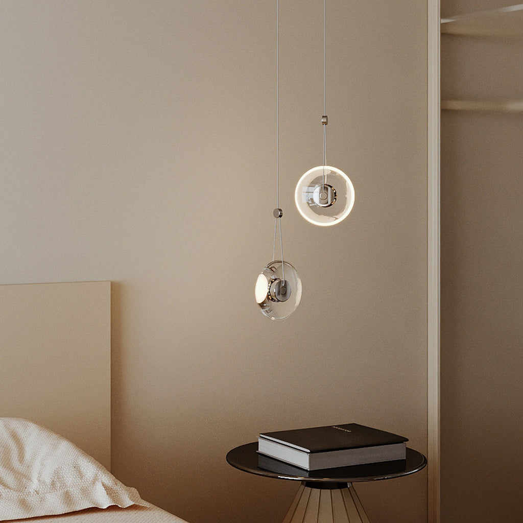 Modern Clear Pendant Ceiling Light - Minimalist Design