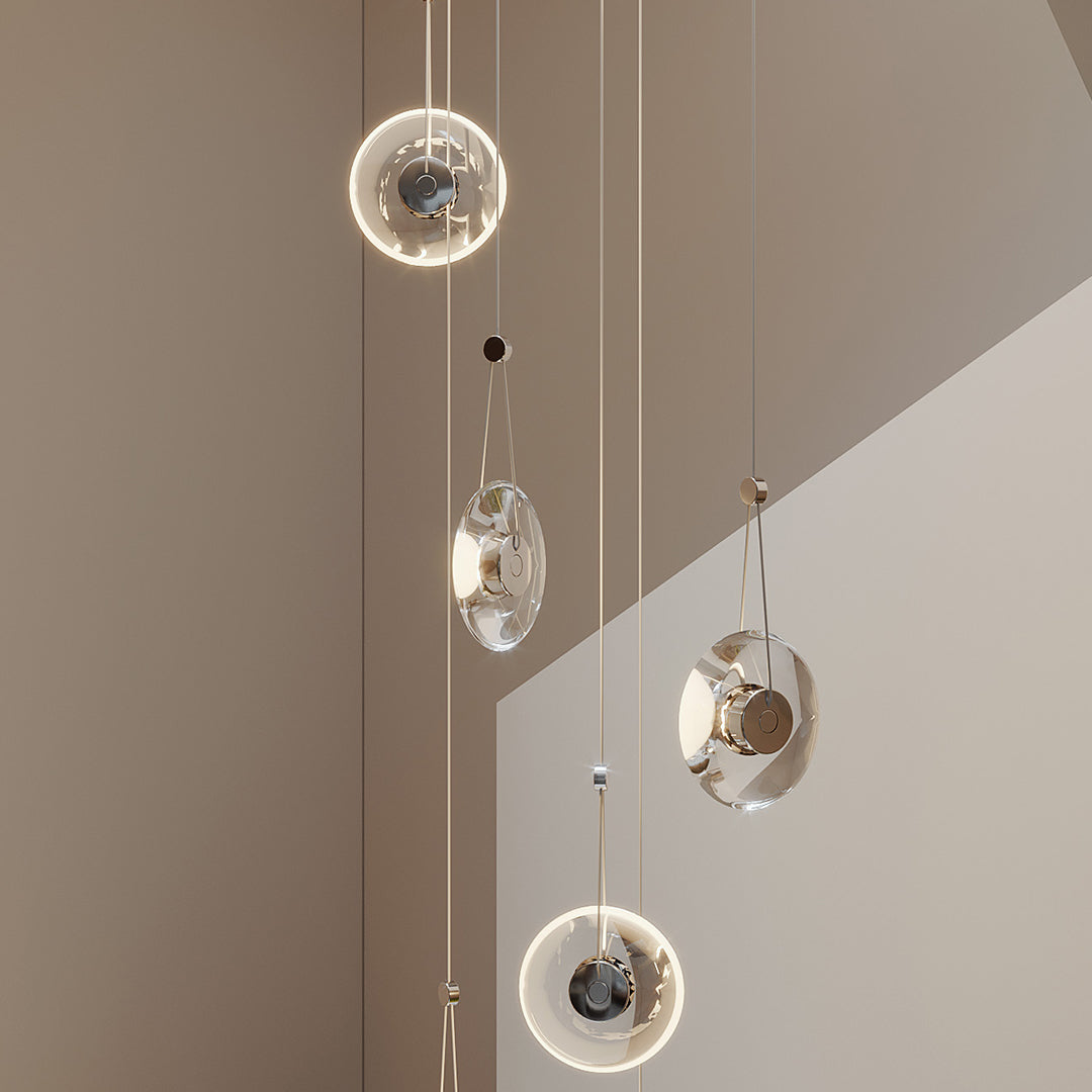 Modern Clear Pendant Ceiling Light - Minimalist Design