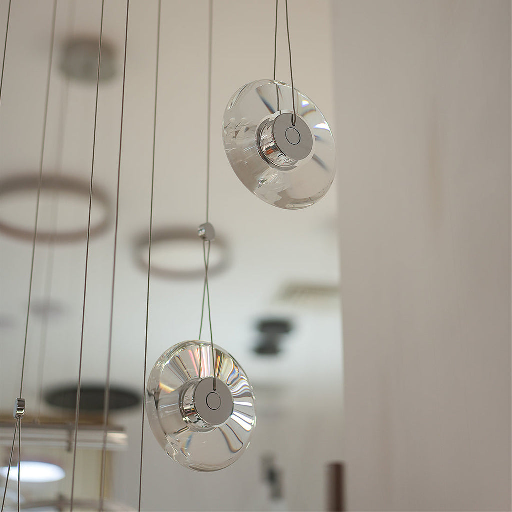 Modern Clear Pendant Ceiling Light - Minimalist Design