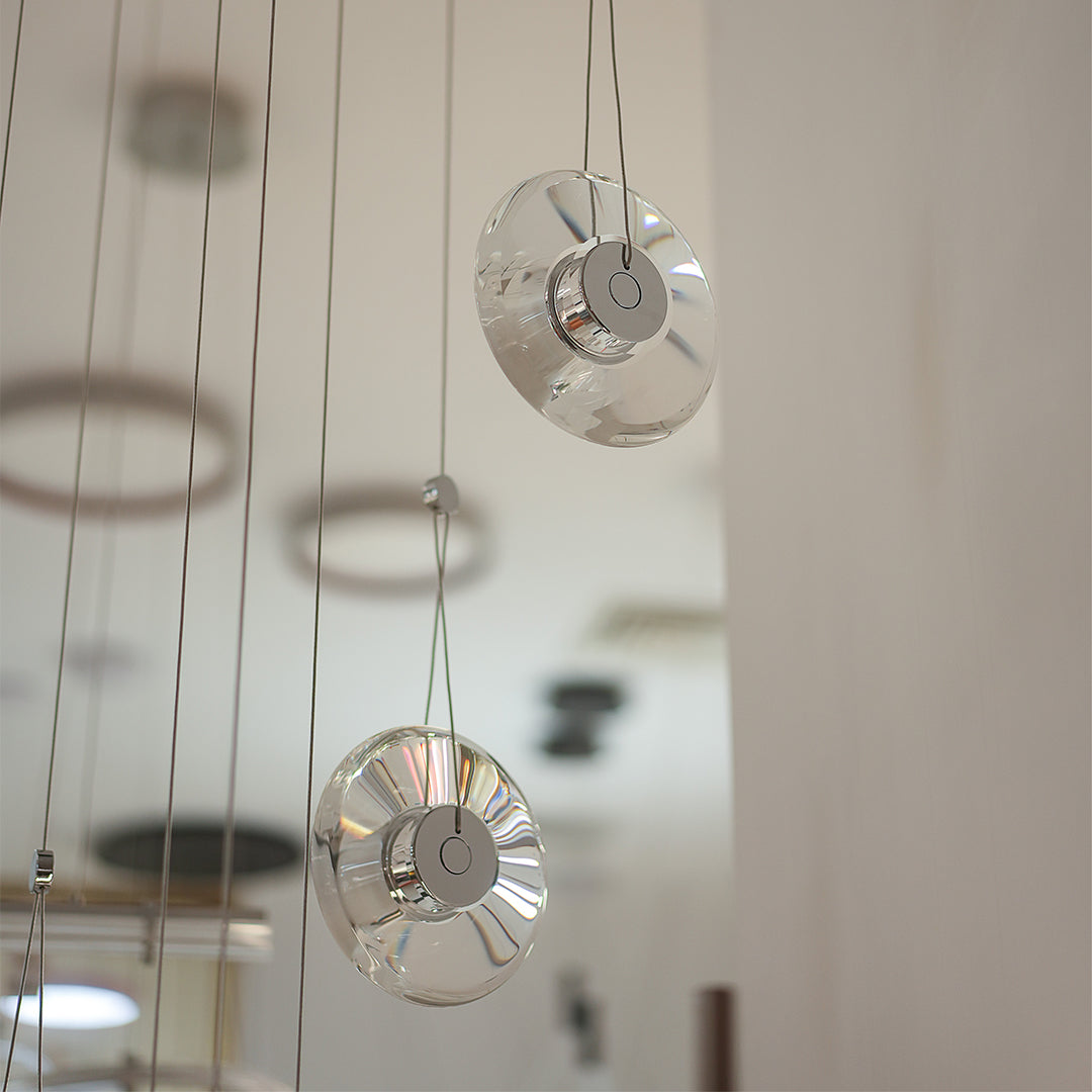 Modern Clear Pendant Ceiling Light - Minimalist Design