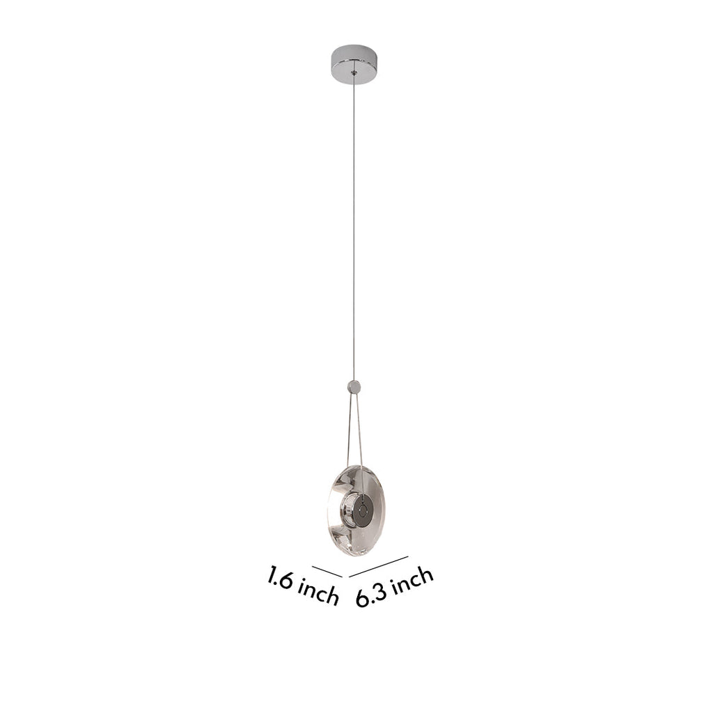 Modern Clear Pendant Ceiling Light - Minimalist Design