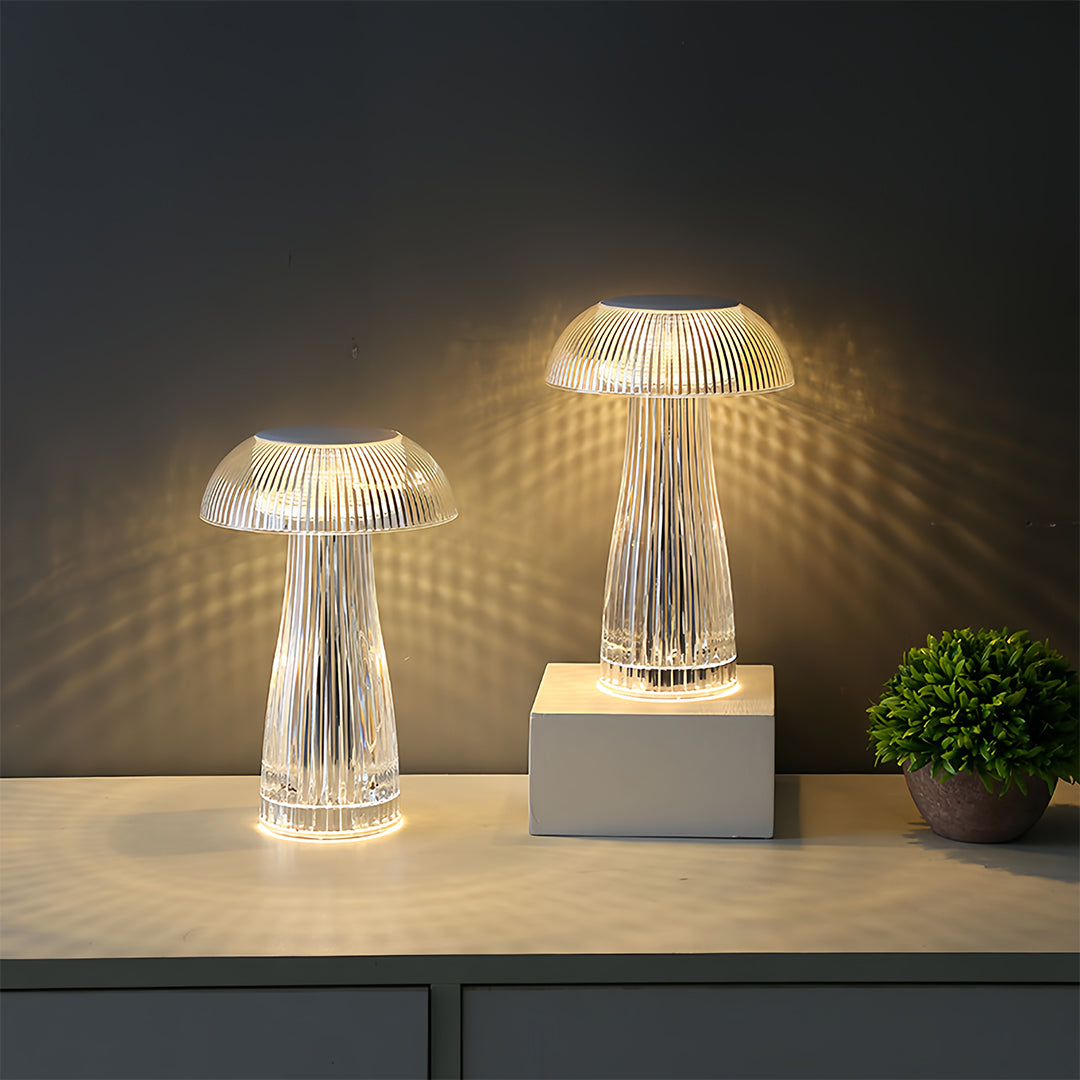 Transparent Acrylic Table Lamps - Portable Decorative Lighting