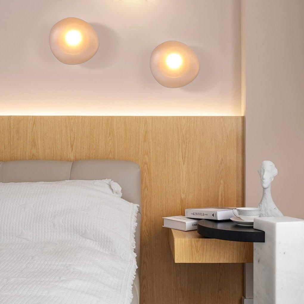 Modern Glass Pebbles Wall Lamp - Elegant Decorative Lighting