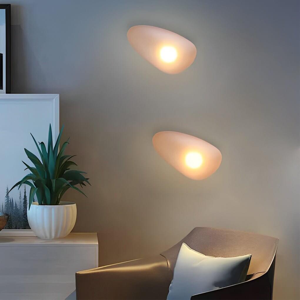 Modern Glass Pebbles Wall Lamp - Elegant Decorative Lighting