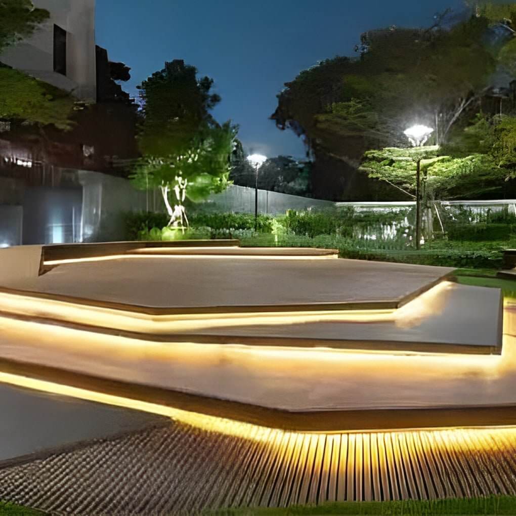 Premium Waterproof LED Outdoor Step Lights - Modern & Flexible Design