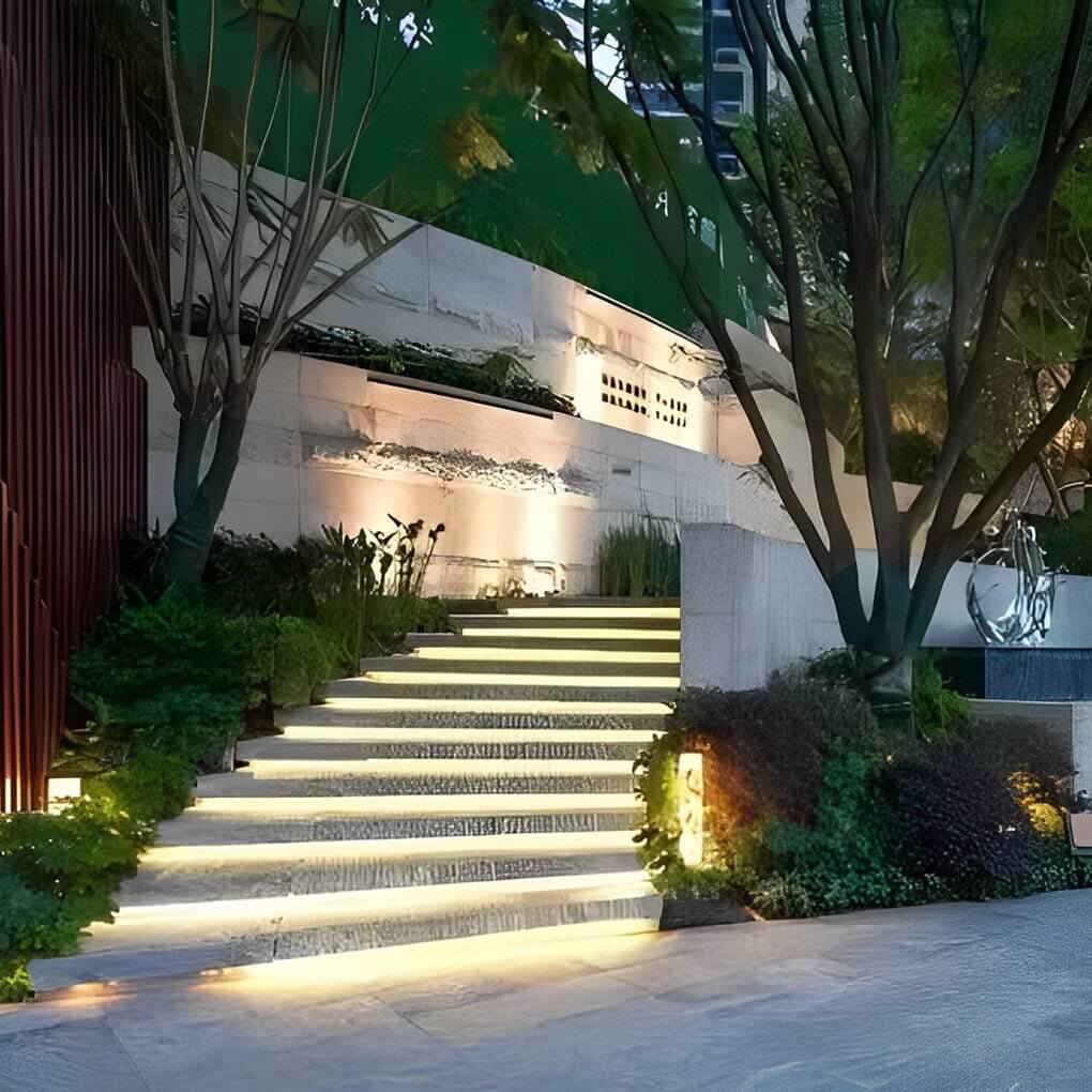 Premium Waterproof LED Outdoor Step Lights - Modern & Flexible Design