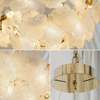 Premium French Floral Glass Chandeliers for Elegant Ceilings