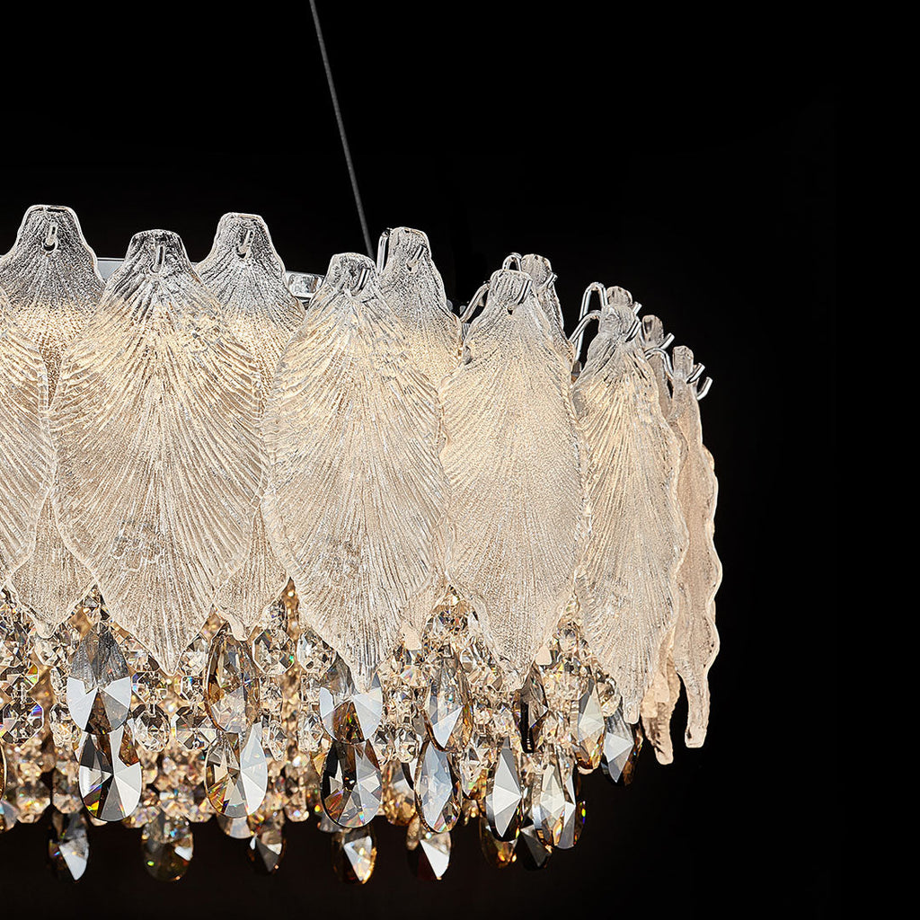 Gold Crystal Country French Chandelier Ceiling Light