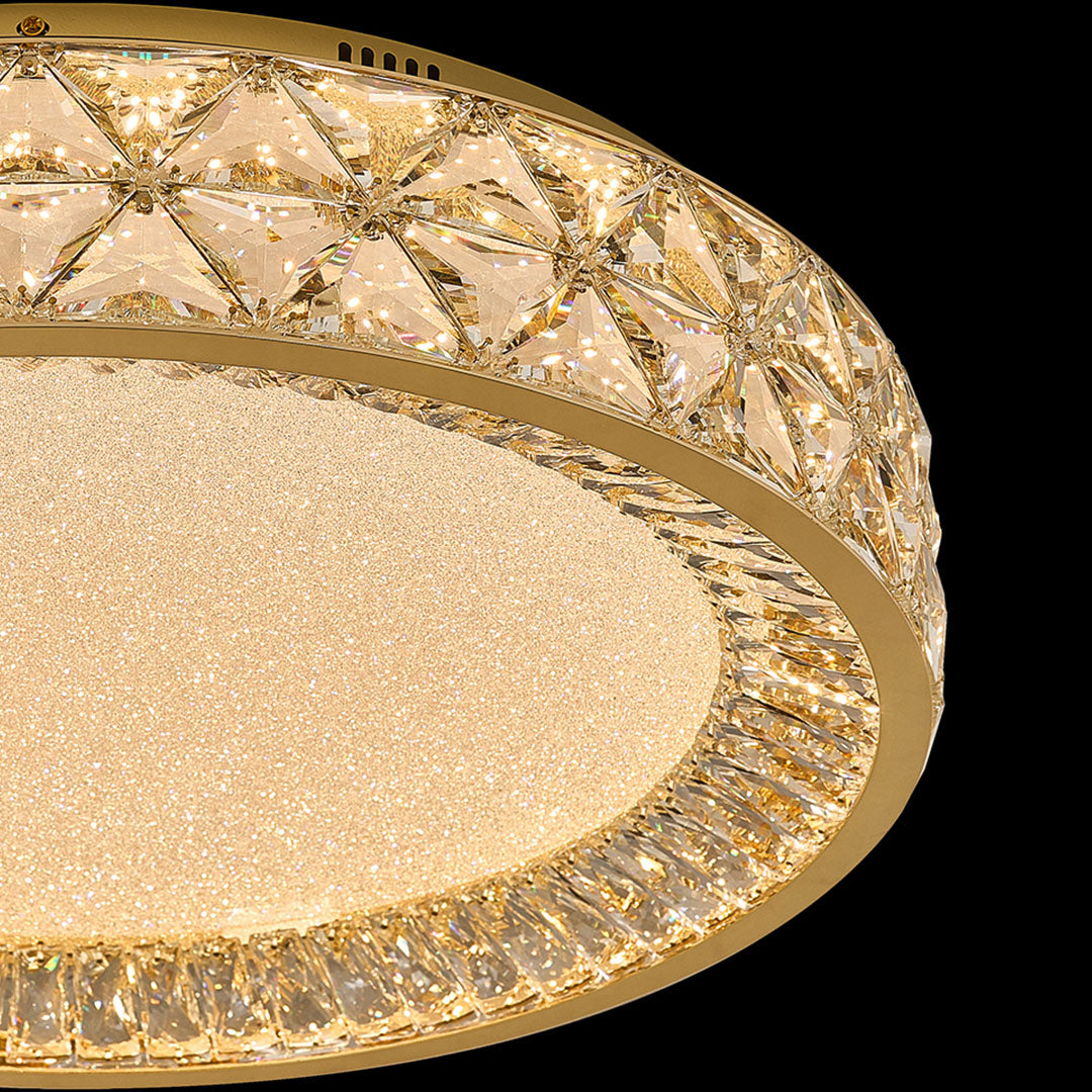 Luxury Crystal Flush Mount Ceiling Light