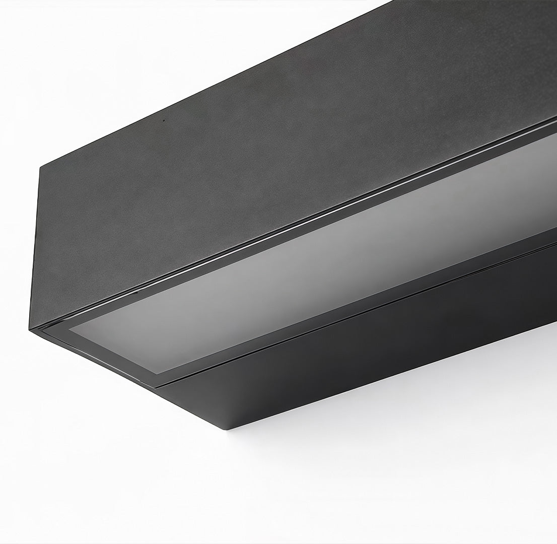 Modern Waterproof LED Porch Light with Door Number Display