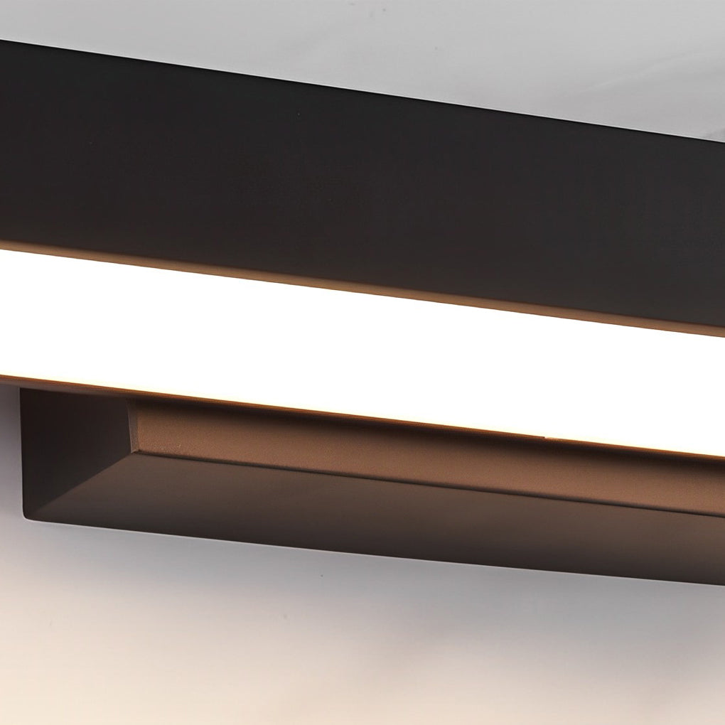Premium Black Rectangular Outdoor LED Wall Light