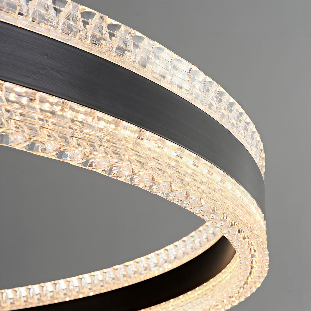 Minimalist Luxury Circular Chandelier - Modern Ceiling Light