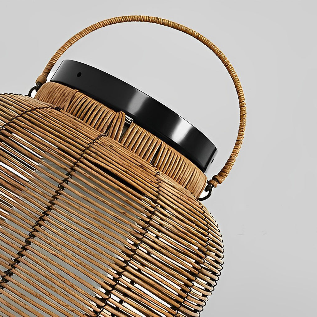 Premium Waterproof Solar LED Rattan Lanterns for Outdoor Use