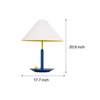 Vibrant Metal Triangle Table Lamp