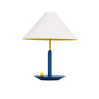 Vibrant Metal Triangle Table Lamp