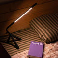 Rotatable LED Table Lamp with Three Legs - Eye-Care Accent Lighting