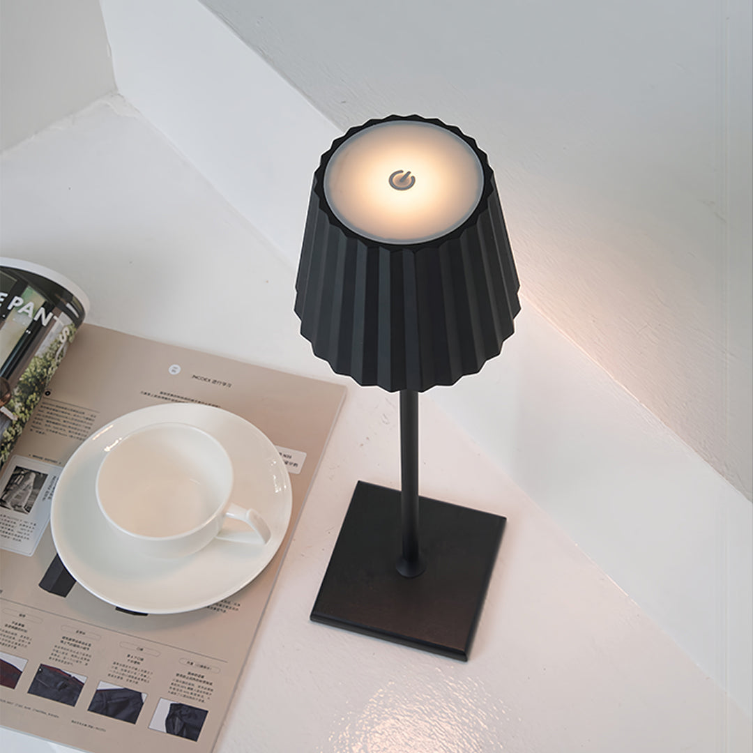 Rechargeable Touch-Controlled Cordless Metal Table Lamp