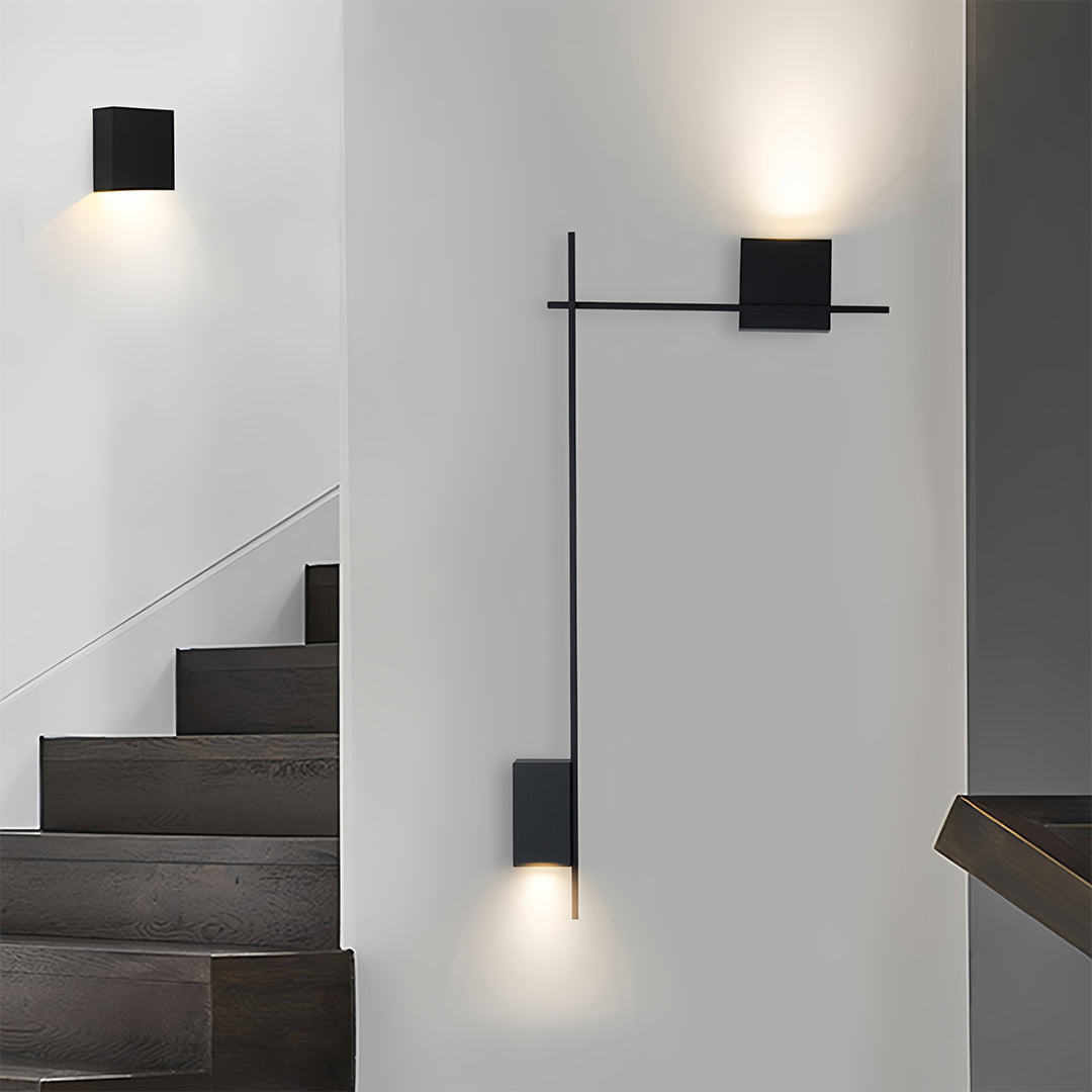 Modern Minimalist Rectangular Wall Lamp Set - Elegant Decor Lighting