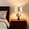 Retro Metal Fabric Shade Table Lamp
