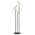 Contemporary 3-Head Bird Floor Lamp - Artistic Accent Lighting