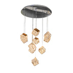 Luxury Crystal Chandelier - Rubik's Cube Ceiling Light