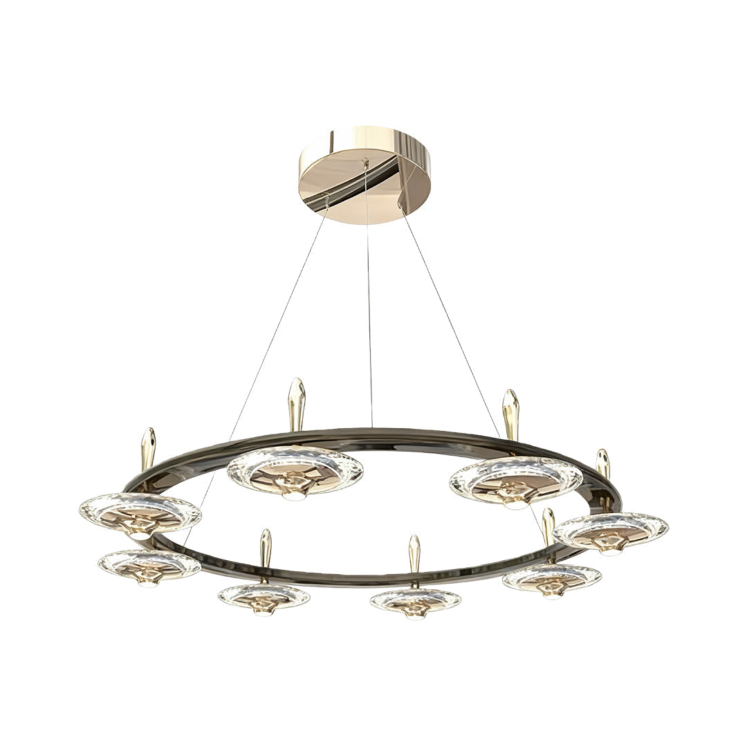 Luxury Round Crystal Chandelier Ceiling Light