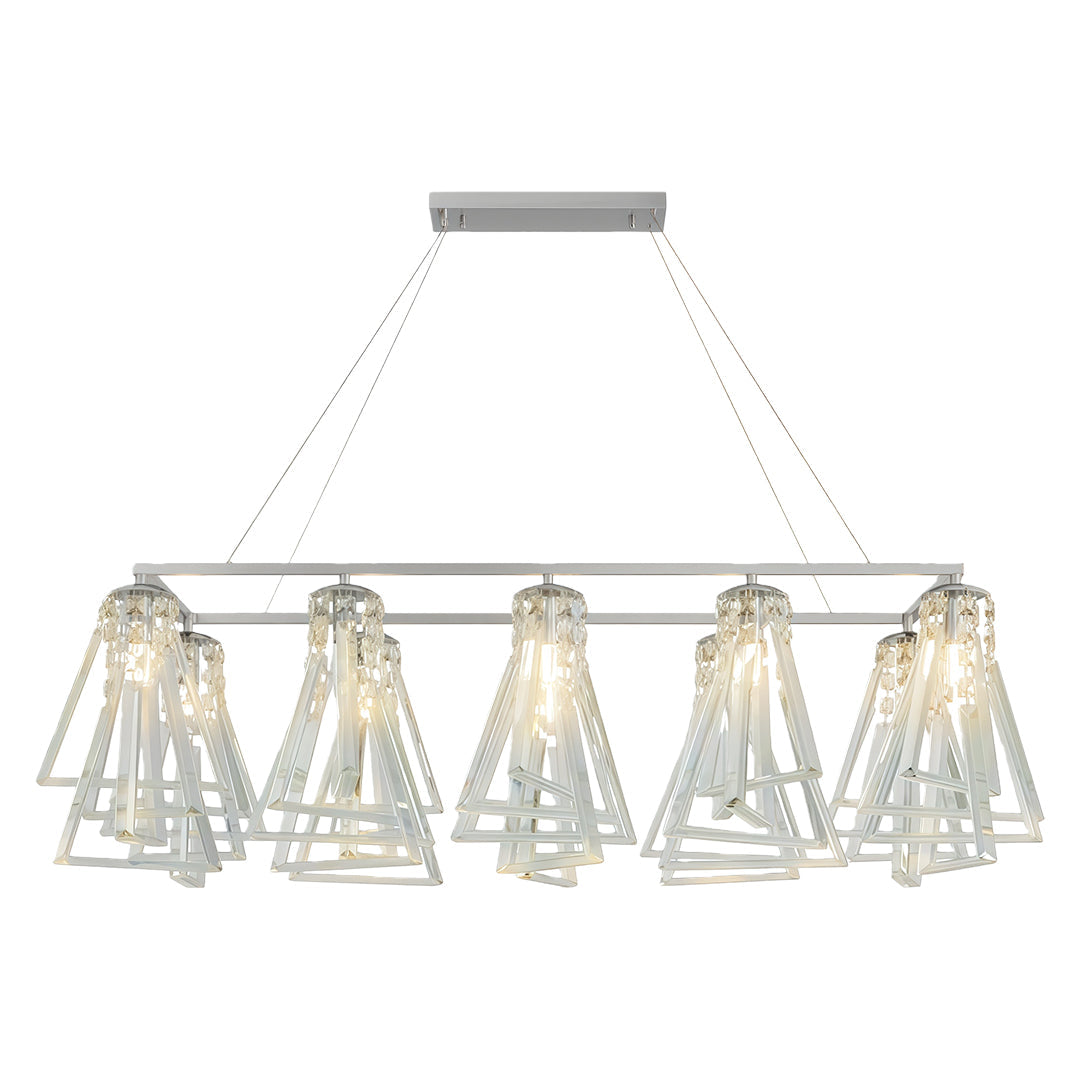 Modern Minimalist Crystal Chandelier Ceiling Light