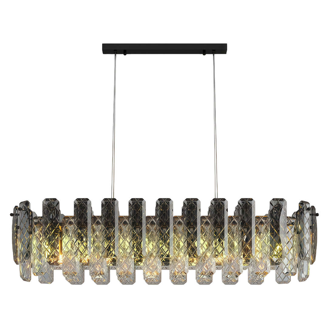 Modern Crystal Ceiling Light with Eye Protection