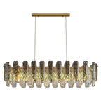 Modern Crystal Ceiling Light with Eye Protection