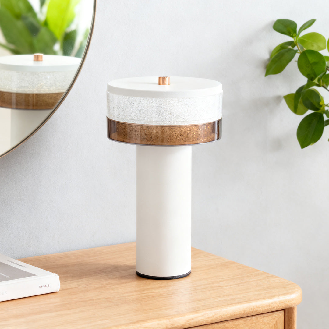 Nordic Style Cylindrical Iron Table Lamp - Sleek Decorative Lighting