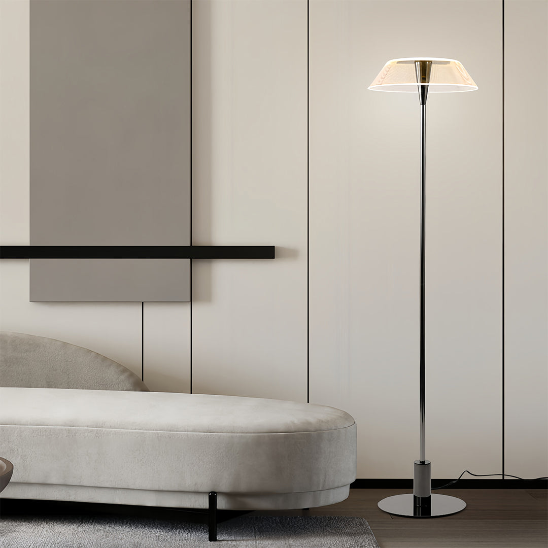 Minimalist Slim Floor Lamp - Contemporary Standing Light