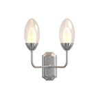 Modern Luxury Dual Head Copper Glass Wall Light