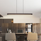 Japanese Minimalist Linear Pendant Light for Island Ceilings