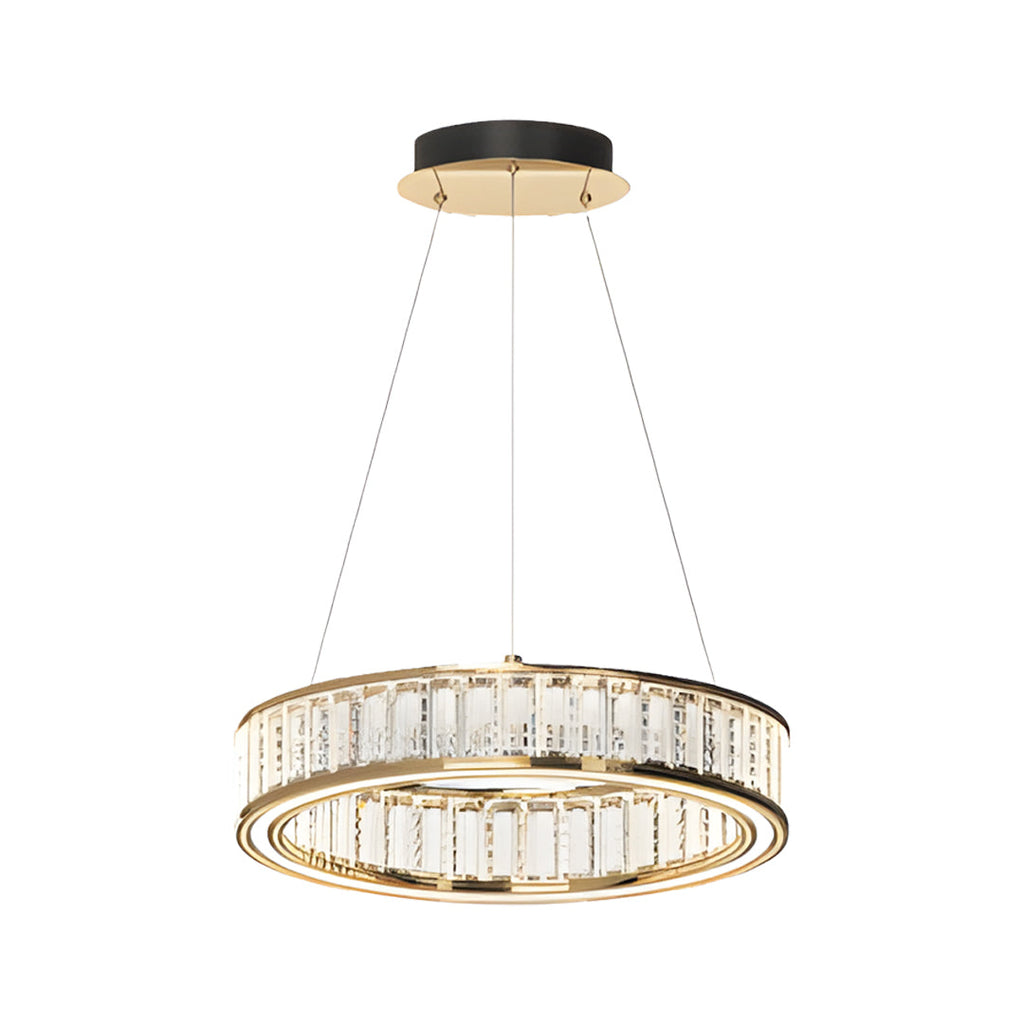 Luxury Large Crystal Circular Ceiling Chandelier